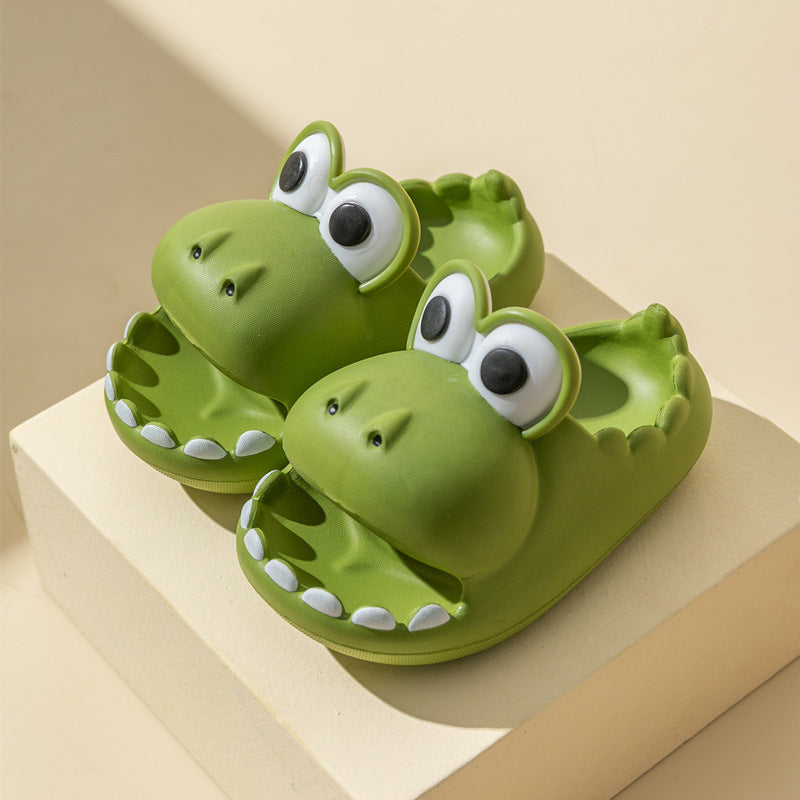 Kids Dinosaur Slippers Wholesale Summer Cartoon Parent Child Outdoor Home EVA Sandals Women Men Kids Cute Slippers Baby Shoes - Lilo Bloom