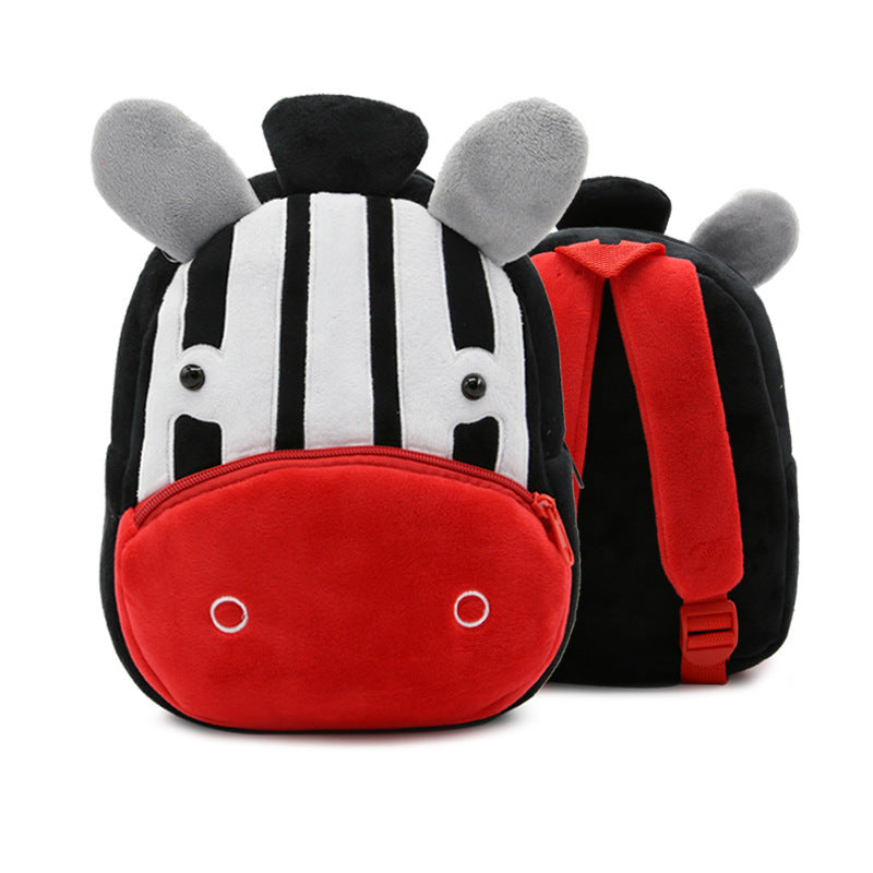 Cute Plush Backpacks Kindergarten Cartoon School Bags Children Animal Toys Bag - Lilo Bloom