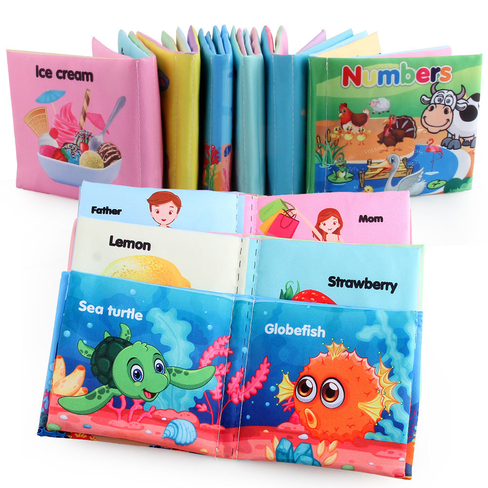 Cloth Books Soft Baby Sound Books Early Learning Educational Toys 0 -12 Months - Lilo Bloom