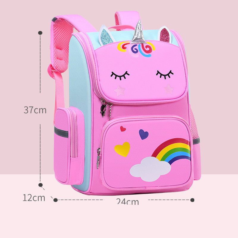 Childrens School Bags Primary School Students Grades 1 to 6 Printing - Lilo Bloom