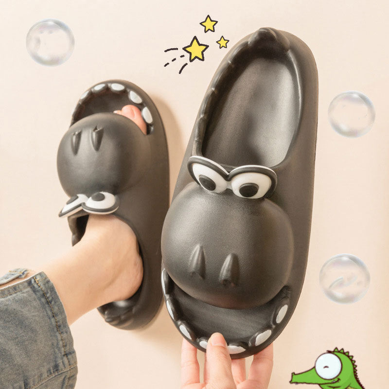 Kids Dinosaur Slippers Wholesale Summer Cartoon Parent Child Outdoor Home EVA Sandals Women Men Kids Cute Slippers Baby Shoes - Lilo Bloom