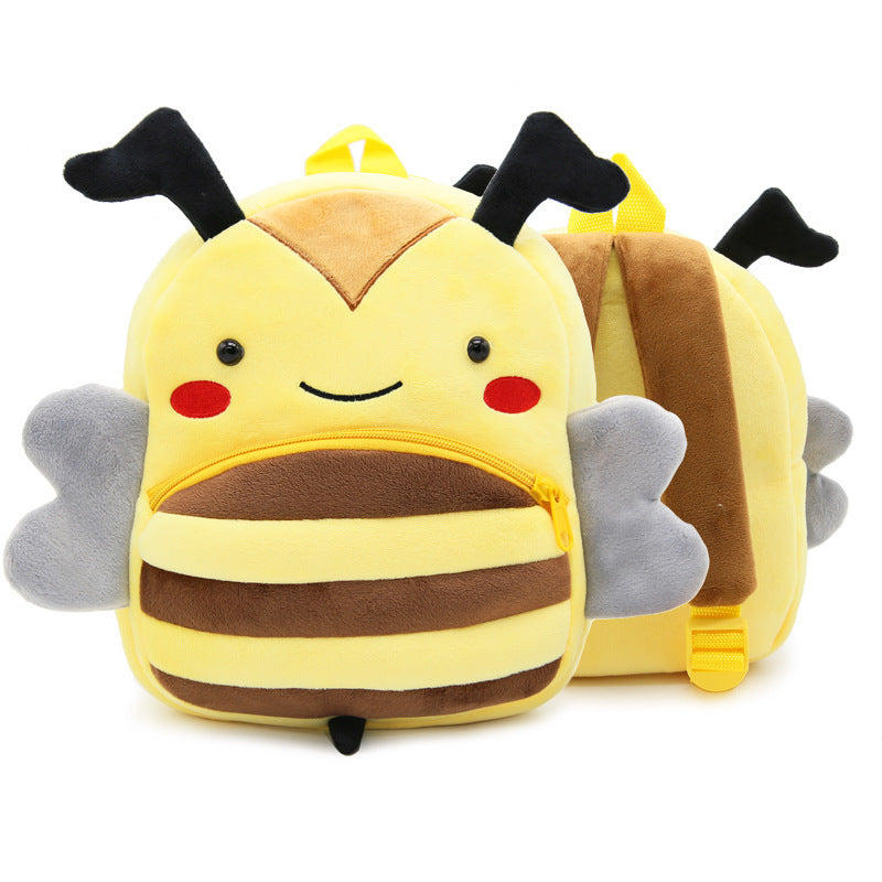 Cute Plush Backpacks Kindergarten Cartoon School Bags Children Animal Toys Bag - Lilo Bloom