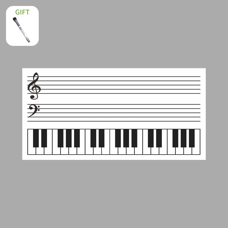 Magnetic Staff Learning Sticker Set - 3 Sizes - Removable Without Damaging Wall -Weekend Shipments Unavailable - Lilo Bloom