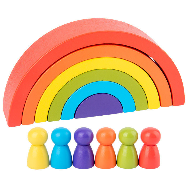 Rainbow arched building blocks - Lilo Bloom