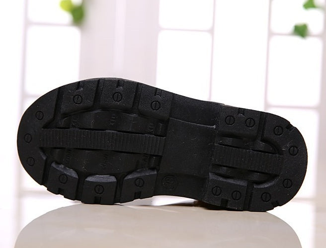 Winter Children Shoes PU Leather Waterproof Martin Boots Kids Snow Boots - Lilo Bloom