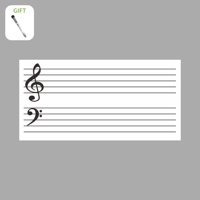 Magnetic Staff Learning Sticker Set - 3 Sizes - Removable Without Damaging Wall -Weekend Shipments Unavailable - Lilo Bloom