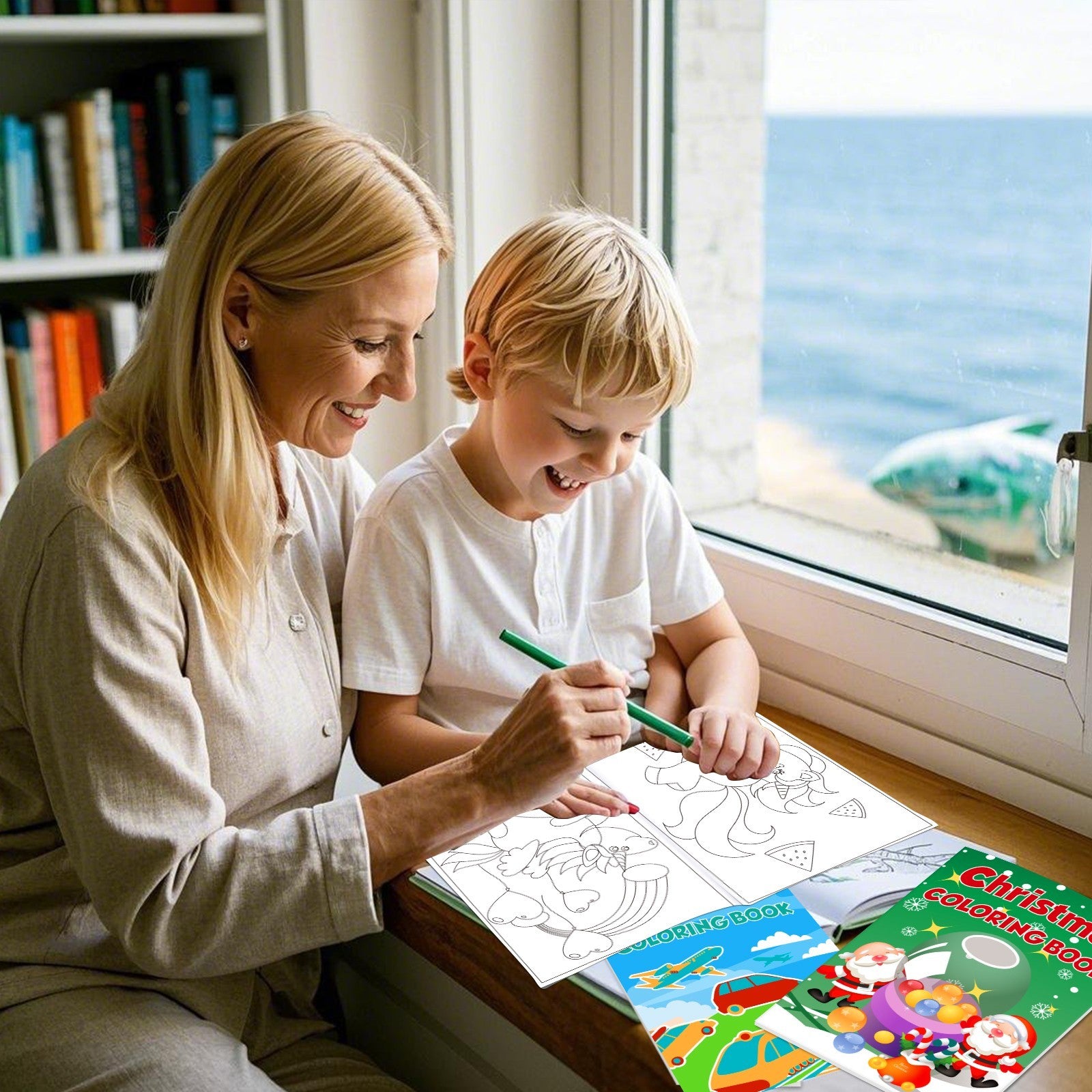 24 Sets Of Small Coloring Books For Children, Suitable For Children Aged 4-8 And 8-12 Years Old - Lilo Bloom