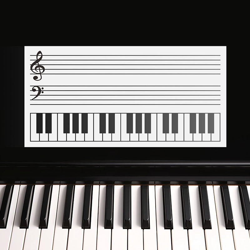 Magnetic Staff Learning Sticker Set - 3 Sizes - Removable Without Damaging Wall -Weekend Shipments Unavailable - Lilo Bloom