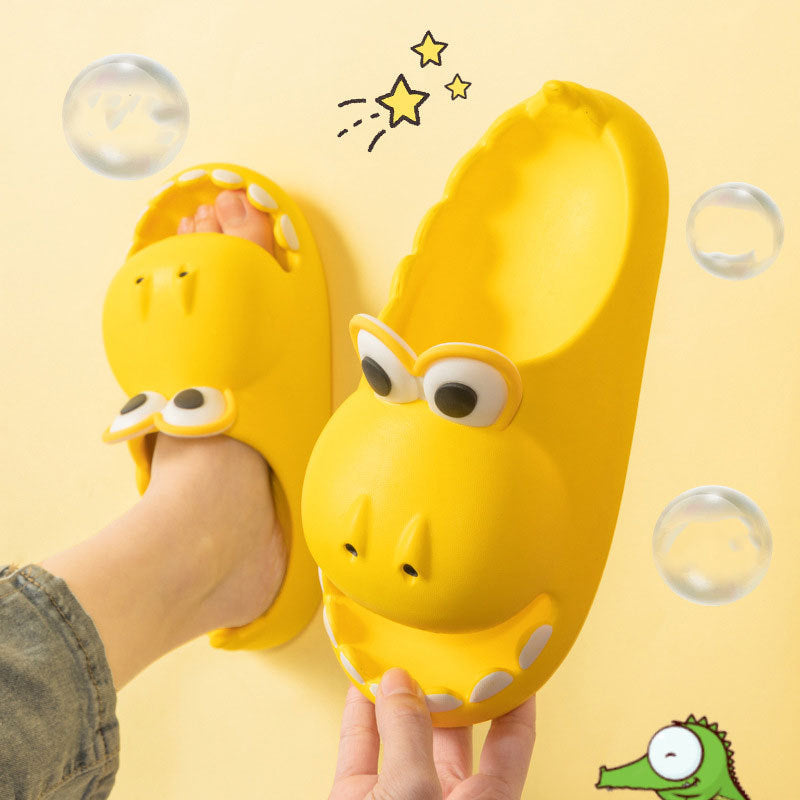 Kids Dinosaur Slippers Wholesale Summer Cartoon Parent Child Outdoor Home EVA Sandals Women Men Kids Cute Slippers Baby Shoes - Lilo Bloom