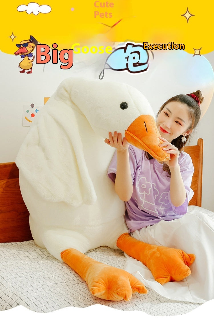 Cute Big White Geese Pillow Plush Toy - Lilo Bloom