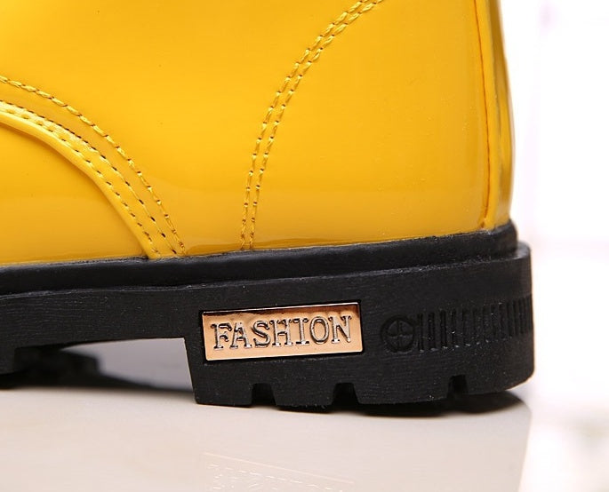 Winter Children Shoes PU Leather Waterproof Martin Boots Kids Snow Boots - Lilo Bloom