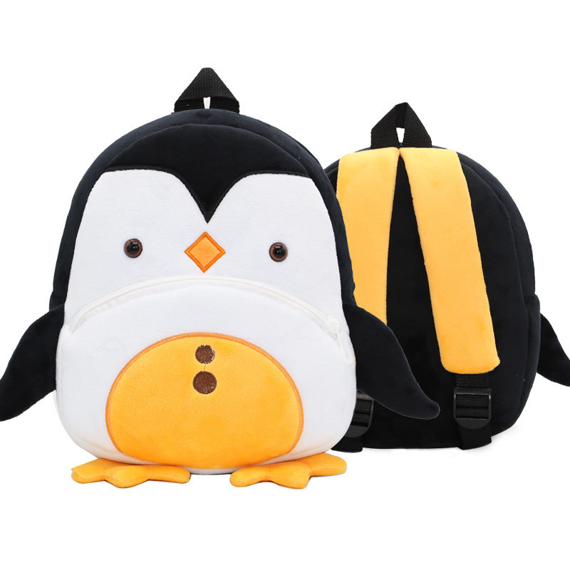 Cute Plush Backpacks Kindergarten Cartoon School Bags Children Animal Toys Bag - Lilo Bloom