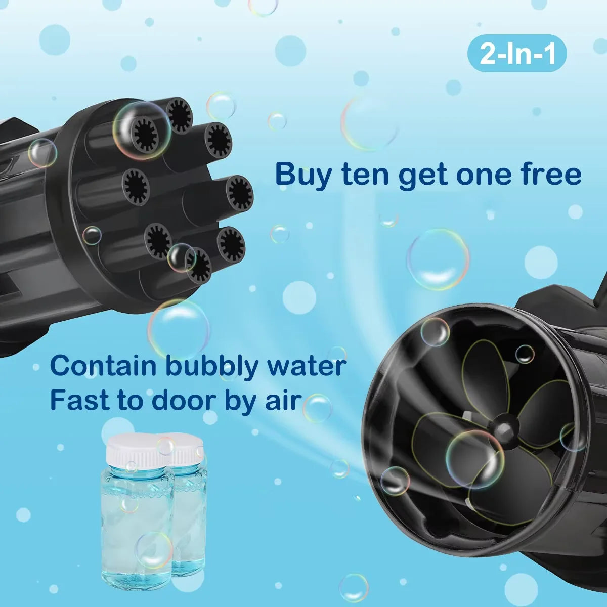 New Design Electric Bubble Gun Unisex Outdoor Toy for Kids - Lilo Bloom