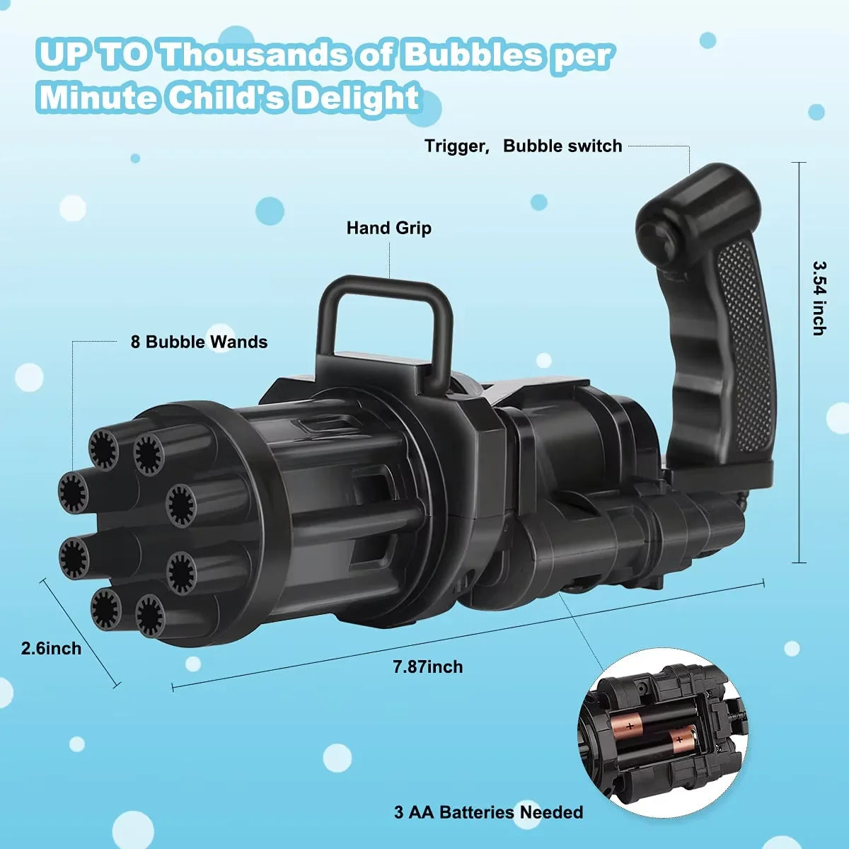 New Design Electric Bubble Gun Unisex Outdoor Toy for Kids - Lilo Bloom