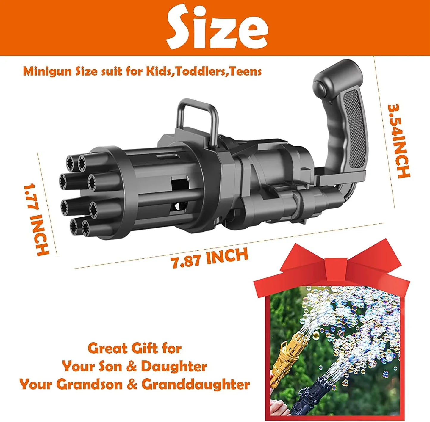 New Design Electric Bubble Gun Unisex Outdoor Toy for Kids - Lilo Bloom