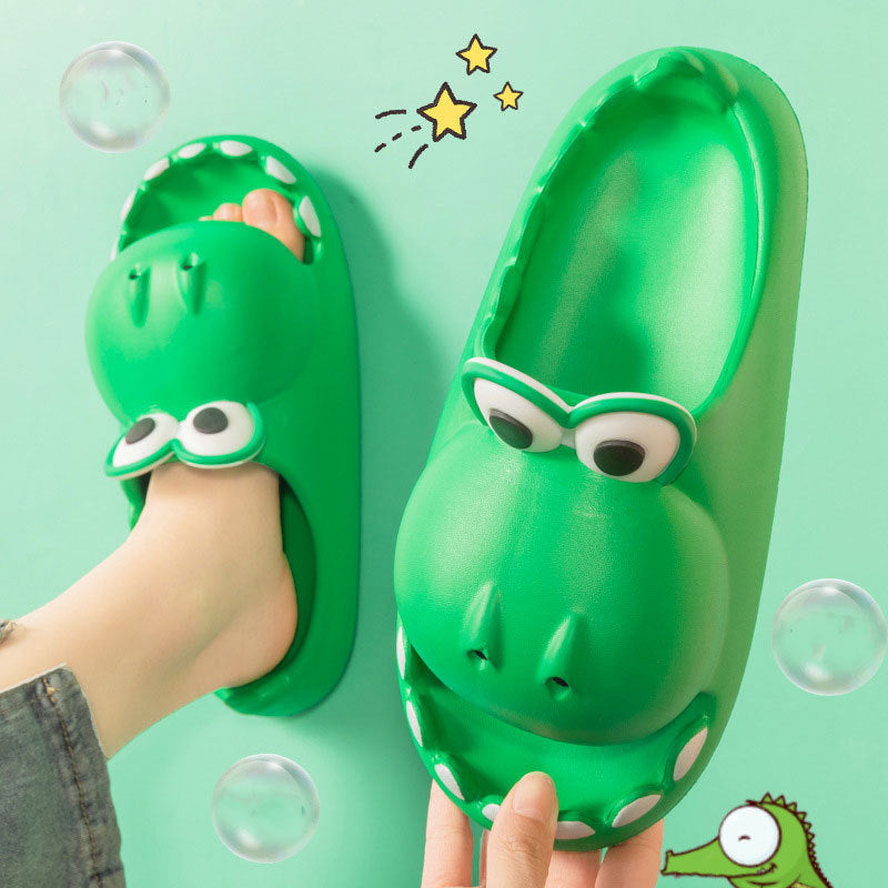 Kids Dinosaur Slippers Wholesale Summer Cartoon Parent Child Outdoor Home EVA Sandals Women Men Kids Cute Slippers Baby Shoes - Lilo Bloom