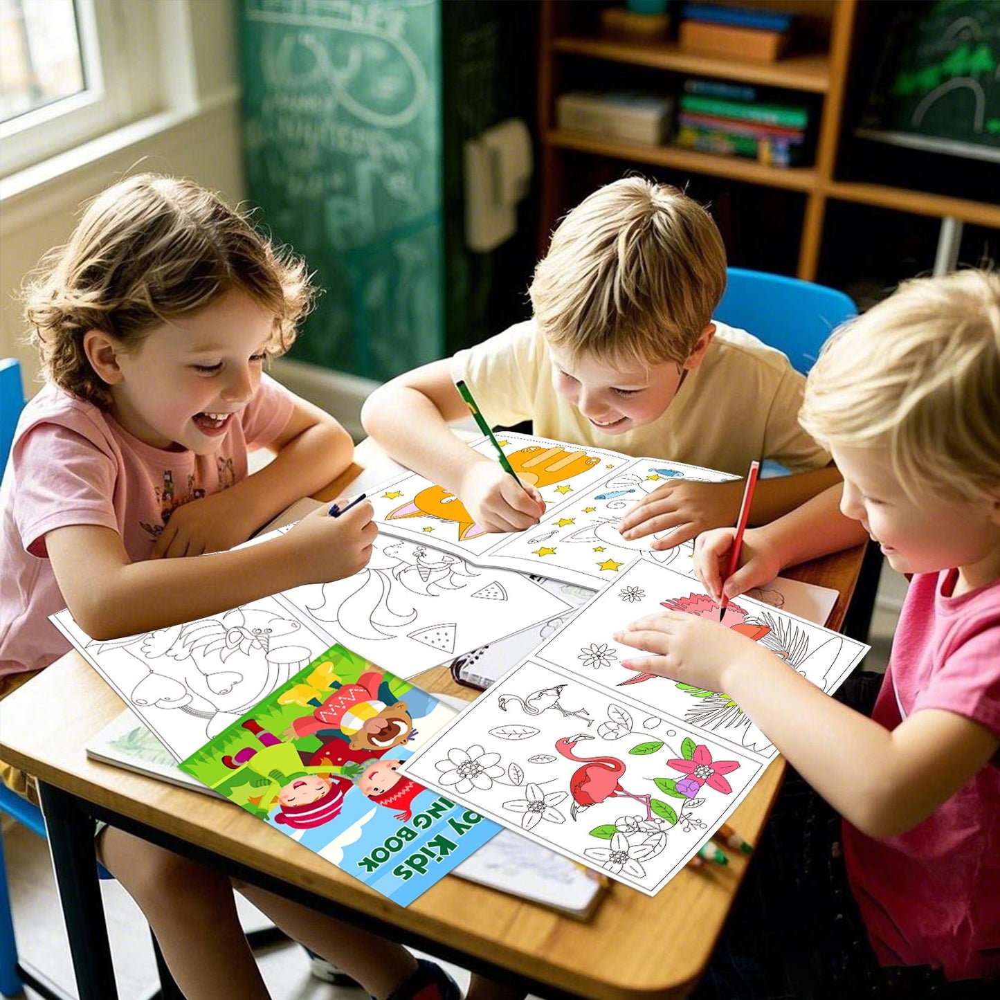 24 Sets Of Small Coloring Books For Children, Suitable For Children Aged 4-8 And 8-12 Years Old - Lilo Bloom