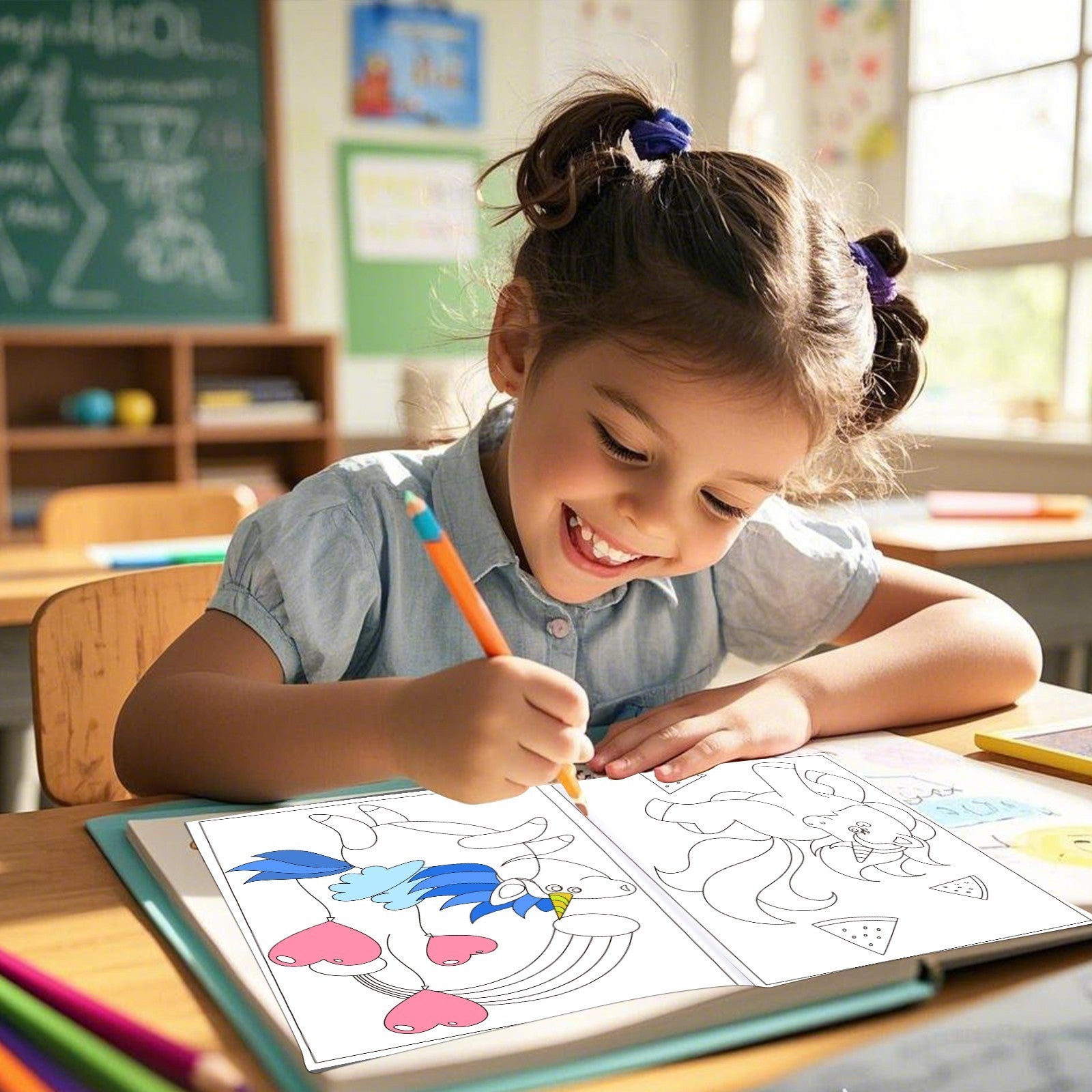 24 Sets Of Small Coloring Books For Children, Suitable For Children Aged 4-8 And 8-12 Years Old - Lilo Bloom