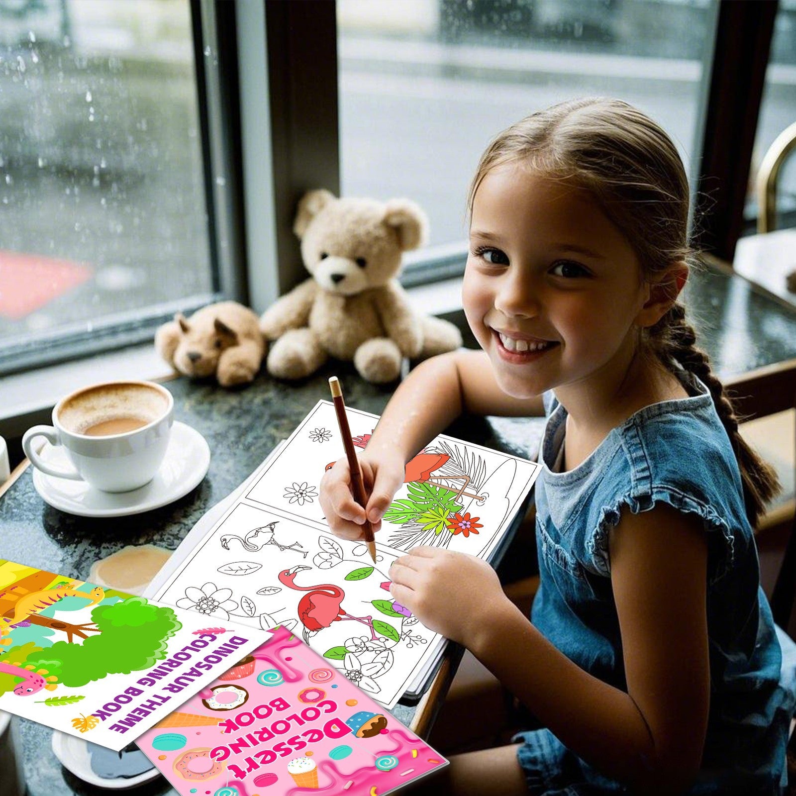 24 Sets Of Small Coloring Books For Children, Suitable For Children Aged 4-8 And 8-12 Years Old - Lilo Bloom